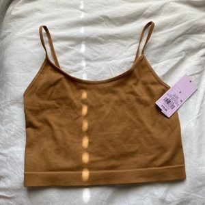 Target Tan Crop Top